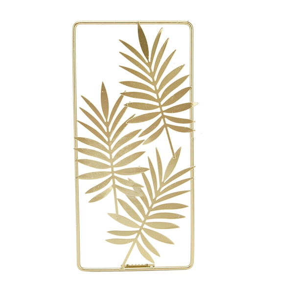 YAHHU Gold Metal Leaf Wall Decor Nordic Elegant Design, Durable & WearResistant, Perfect for Home & Office