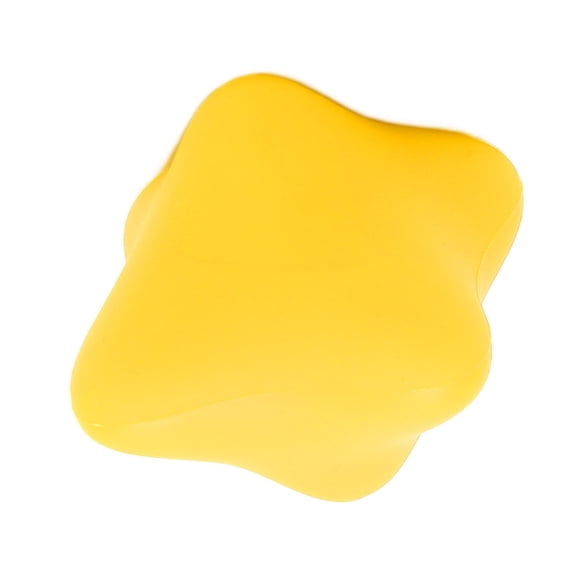 YAHHU Grip Strength Ball Hand Exerciser Squeeze Massage Toy for Physical Therapy Recovery, Hexagonal Silicone Flexibility Training Device, Yellow, 2.4 inches / 6 cm[cite: 1]