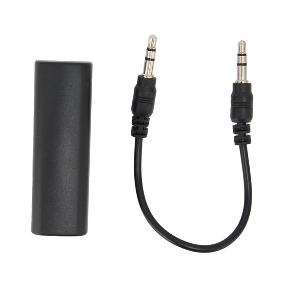 YAHHU Ground Loop Noise Isolator with 3.5mm Audio Cable for Car Audio and Home Stereo System Eliminate Buzzing Noise Black Color Compact Size Premium Sound Quality Fast Setup Easy to Use Filter