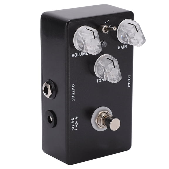 YAHHU Guitar Effect Pedal Super Rat True Bypass Distortion Portable Adjustable Instrument Accessory