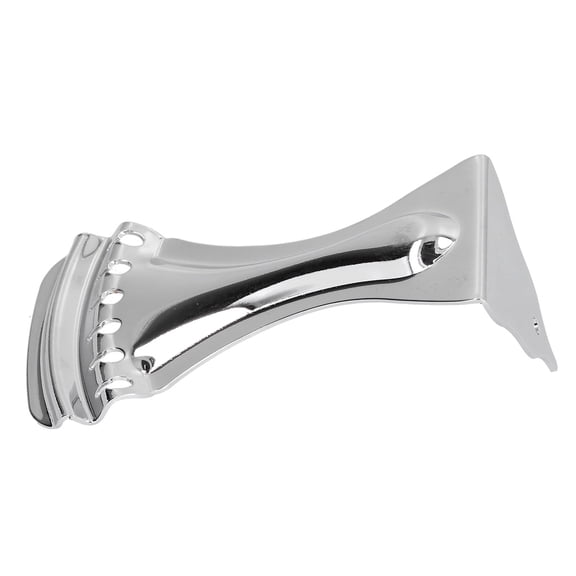 YAHHU Guitar Tailpiece Replacement Metal Silver 6 String Bridge Parts with Mounting Screw, High Durability Musical Instrument Accessories, 4.7 x 2.8 x 2 inches / 12 x 7 x 5 cm
