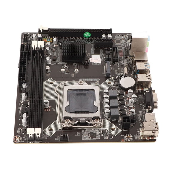 YAHHU H81 V2 LGA 1150 Desktop Motherboard for Intel 4th 5th Gen Core Processors, M.2 SATA 2.0 DDR3, Dual Video Outputs USB 3.0 (7.5 inches / 19 cm)[cite: 1]