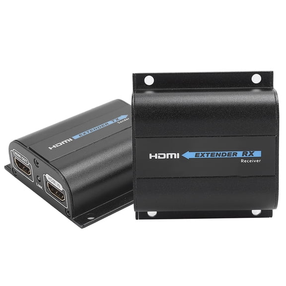 YAHHU HD to RJ45 Single Net Cable 60M Infrared IR Loop Output Video Extender LKV372Pro Premium Aluminium Alloy Transmitter and Receiver Support 1080p Display Resolution (8.27 inches / 21 cm)