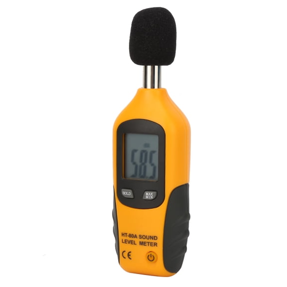 YAHHU HT-80A LCD Display Noise Tester Sound Level Meter 30-130dB 7.87 inches / 20 cm 7.1 oz / 200 g