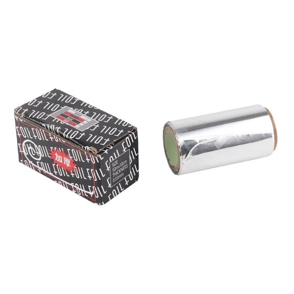 YAHHU Hairdressing Aluminum Foil Barber Shop Hair Perming Dyeing Tool Accessory 1181.1 inches / 30m Multi-Purpose Kitchen Nail Salon Coloring Roll Styling Necessity