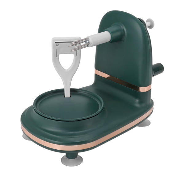 YAHHU Hand Crank Fruit Peeler, 4-Piece Manual Apple Peeling Machine with Suction Cup Base