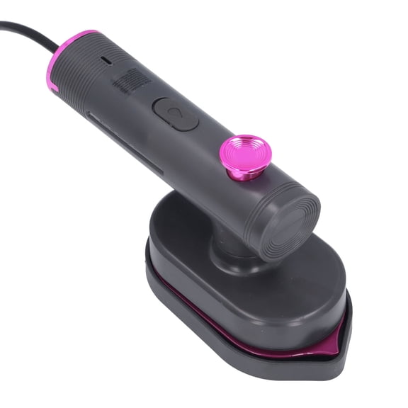 YAHHU Handheld Electric Iron Portable Mini Swivel Folding Hanging Garment Steamer with 60ml Water Capacity US Plug 110-240V for Home Travel Green (9.06 x 4.72 x 3.54 Inches / 23 x 12 x 9 cm)