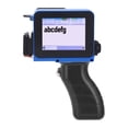 thumbnail image 1 of YAHHU Handheld Inkjet Printer Removable Handle 4.3 Inch / 10.9 cm Touch Screen Supports Multi Languages Portable Coder Coding Machine Blue Water Oil Based Ink Supported Built-in 1500mAh Battery, 1 of 9
