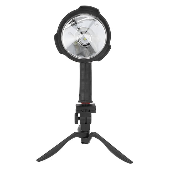 YAHHU Handheld LED XML T6 Work Light Lamp with Foldable Tripod, 4000mAh USB Rechargeable Emergency Flashlight, Portable Work Lamp for Auto Repair, Camping, and Home Projects