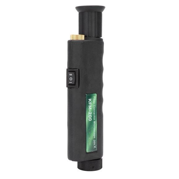 YAHHU Handheld Optical Fiber Microscope Inspection Mini 200X 400x Magnification 2.5mm Adaptor[cite: 1]