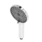 YAHHU Handheld Shower Head High Pressure G1/2 Thread ABS Electroplated Showerhead for Bathroom, Silver, 11.4 inches / 29.0 cm
