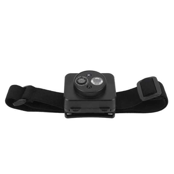 YAHHU Head Mounted Action Camera 2MP 1080P 45 Degree Adjustable Intelligent Sensing LED Headlamp Wearable Body Video Camera