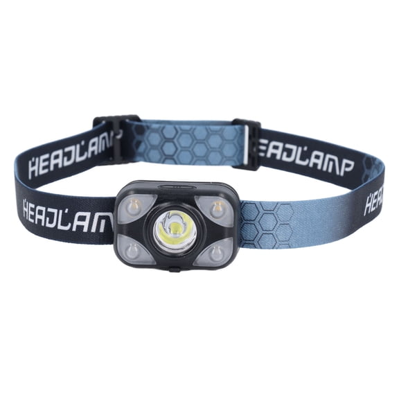 YAHHU Headlamp USB Rechargeable Waterproof Multi Speed 90 Angle Adjustable 500mAh Portable Headlamp Flashlight for Outdoor Running Fishing (3.93 inches / 10 cm)