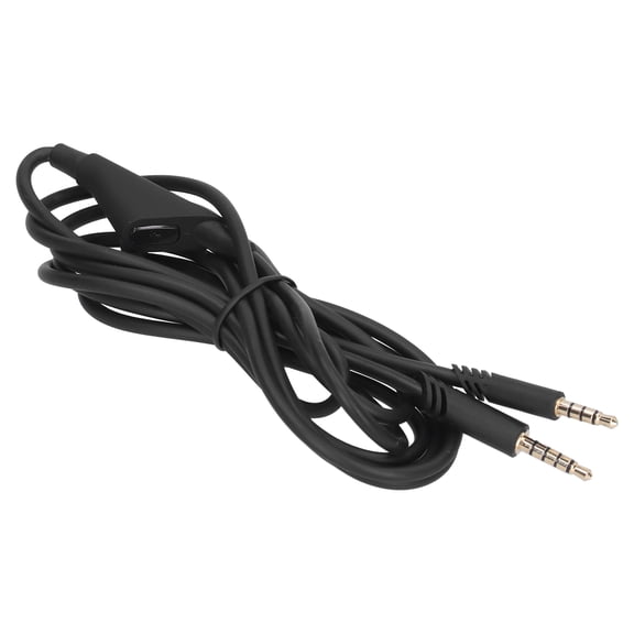 YAHHU Headphone Audio Cable 6.6ft/2m Replacement Cord with Mute Button for Logitech Astro A10 A40 A30 Gaming Headsets