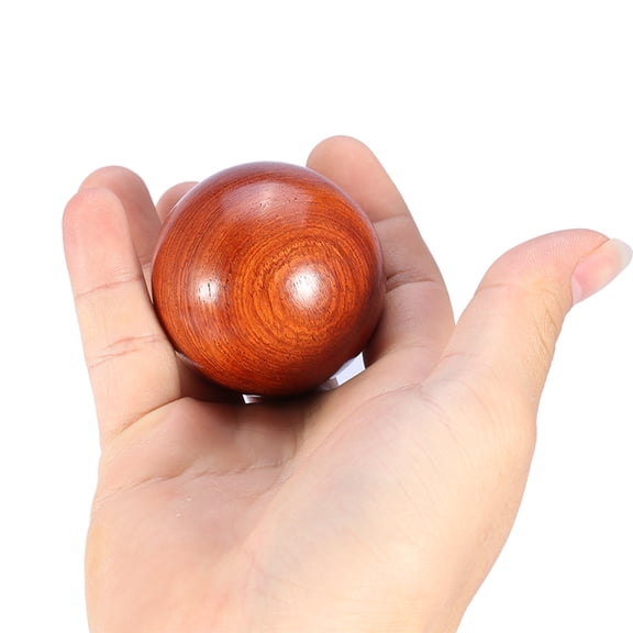 YAHHU Health Exercise Baoding Balls Wooden Massage Stress Relief Relaxation Ball (1.97 inches / 5 cm) for Hand Finger Therapy and Recovery