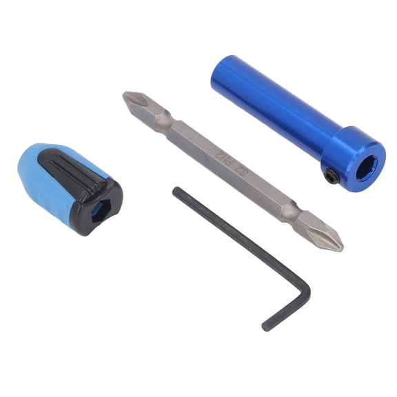 YAHHU Hex Shank Screwdriver Bit Holder Alloy Steel Dual Sided Driver Bit Limit Stop Wrench Set for Fastening Tasks (3.94 inches / 10 cm)