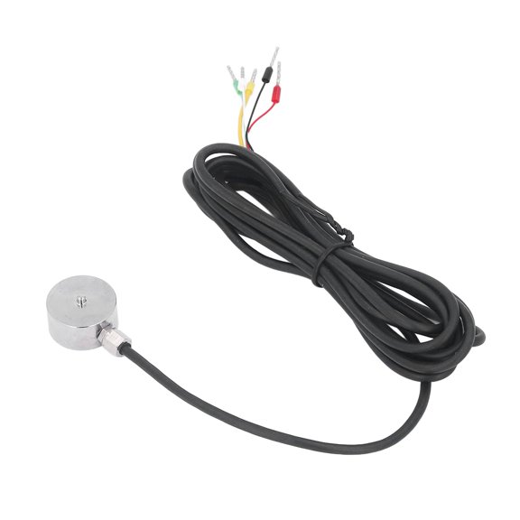 YAHHU High Accuracy Tension Pressure Force Sensor Mini Button Load Cell Weighing Compression Small Space Microsensor 10KG 22 lbs Silver