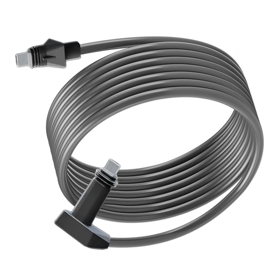 YAHHU High-Performance 6FT / 1.8M Satellite POE Cable 1200mbps 24AWG Single Copper Core Waterproof Router Replacement Cord Weatherproof UV Resistant[cite: 1]