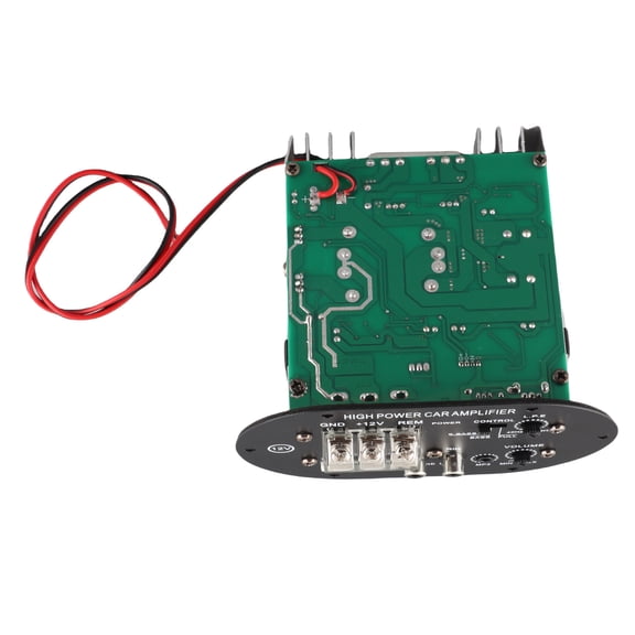 YAHHU High Power Car Audio Amplifier Board 120W 12V Pure Full Tone Bass Subwoofer Core Auto Stereo Speaker Amp Replacement Module For Truck RV Vehicle Modification 5.91 inches / 15 cm