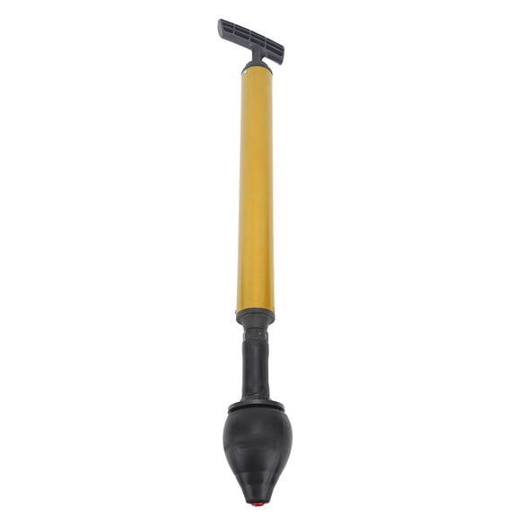 YAHHU High Pressure Toilet Plunger Heavy Duty Drain Clog Remover Tool Powerful Air Plunger for Bathroom and Floor Drains with 3 Accessories, Black (20.87 inches / 53.00 cm)