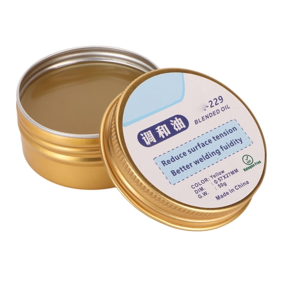 YAHHU HighPurity Rosin Solder Flux Paste LeadFree, Yellow, for Electronics & Cell Phone Repair