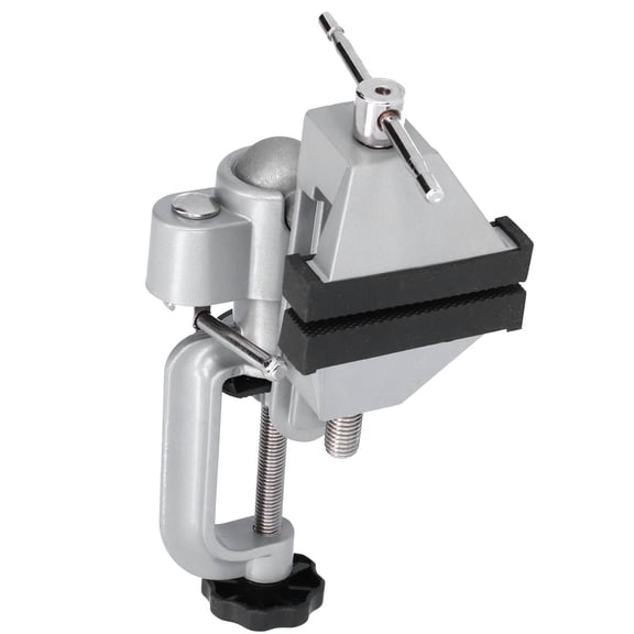 YAHHU Hold Bench Vise Table Vice with Engineering Rubber Jaw Sleeve Clamping Tool 52mm Maximum Jaw Opening 2.2 Inches Heavy Duty Woodworking Metalworking Home Shop Garage DIY