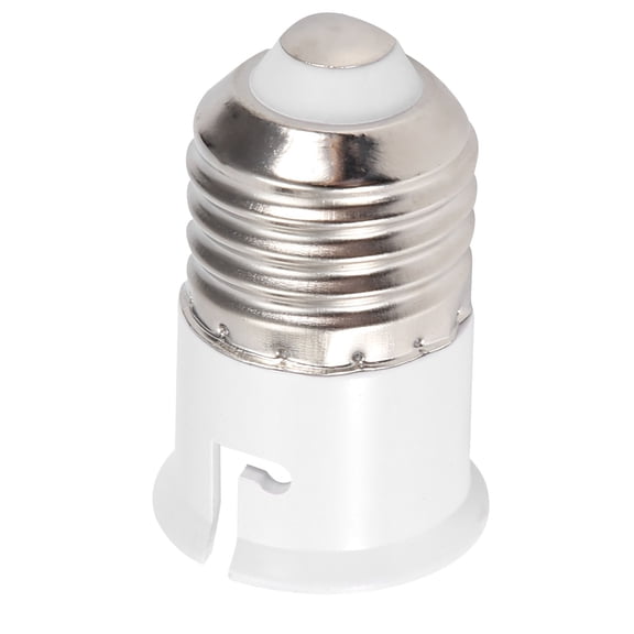 YAHHU Household E27 to B22 Light Bulb Socket Adapter Converter Base Conversion Socket For Home Lighting Easy Install Flame Retardant PBT Material 2.36 inches / 6 cm Length Standard Screw to Bayonet