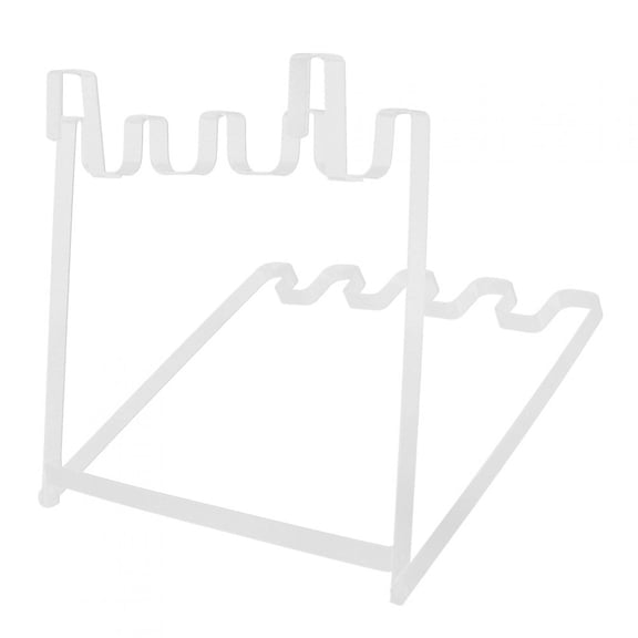 YAHHU Household Waste Garbage Bag Hanging Rack, White Kitchen Cabinet Accessory, 10.2 inches/26 cm