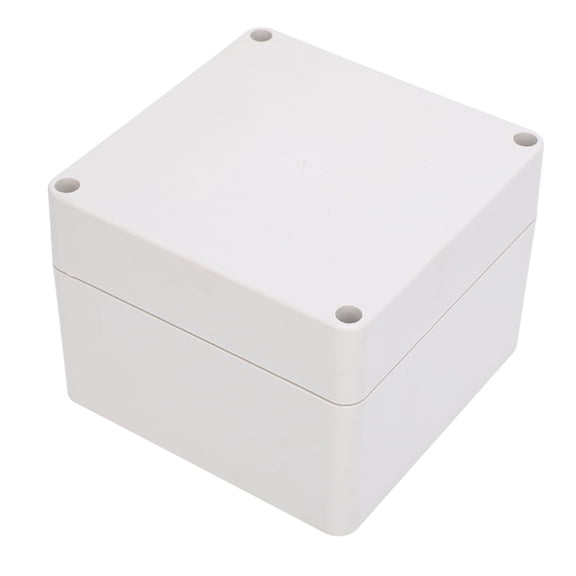 YAHHU IP65 Waterproof ABS Plastic Electrical Project Box, Outdoor Junction Enclosure for Electronics Wiring, Includes Mounting Screws, 4.72 x 4.72 x 3.54 Inches / 120 x 120 x 90 mm
