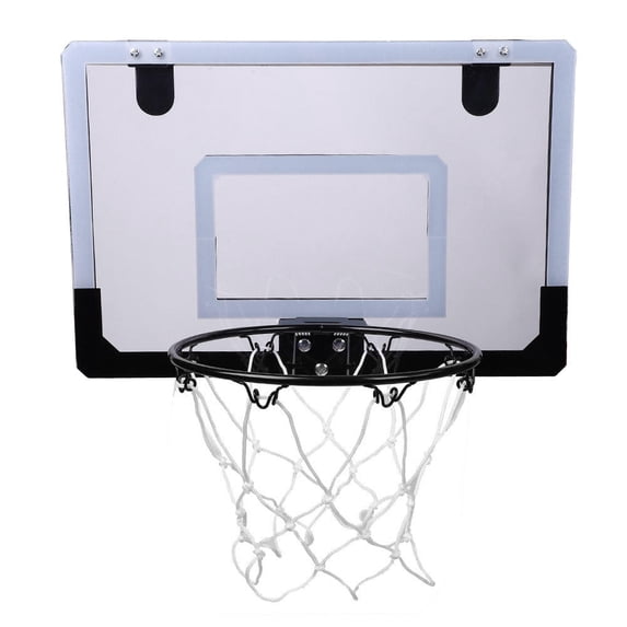 YAHHU Indoor Mini Basketball System – PVC Backboard, Spring‑Rebound Hoop, Net, Inflator & Wrench – Door/Wall Mounted Kids Toy Set