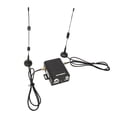 thumbnail image 1 of YAHHU Industrial 4G LTE Router 300Mbps Mobile WiFi Hotspot Nano SIM Card Slot 32 Users Metal Shell with 2 External Antennas EU Plug (9.84 in/25 cm), 1 of 9