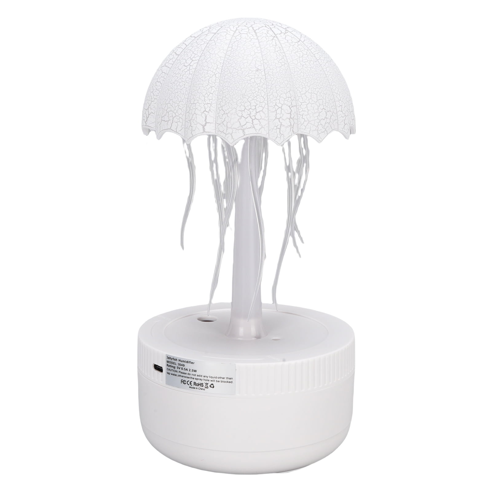 YAHHU Jellyfish Humidifier Diffuser with Color Changing Light, High Capacity Essential Oil Aromatherapy Device, Auto Shut-Off Safety, Desktop Cool Mist Maker for Home Spa, 9.4 Inches / 24 cm Style 2