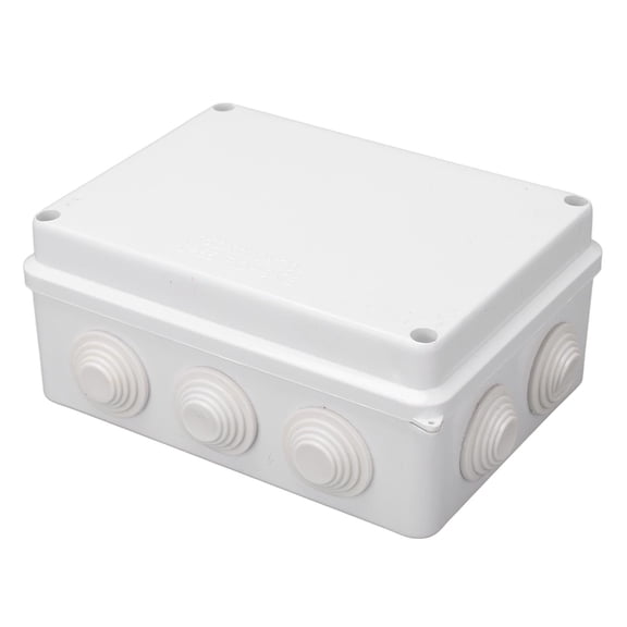 YAHHU Junction Box Electrical Case ABS IP65 Waterproof 5.91 x 4.33 x 2.76 inches / 150 x 110 x 70 mm Power Enclosure for Outdoor Home Improvement Wiring Protection Project[cite: 1]
