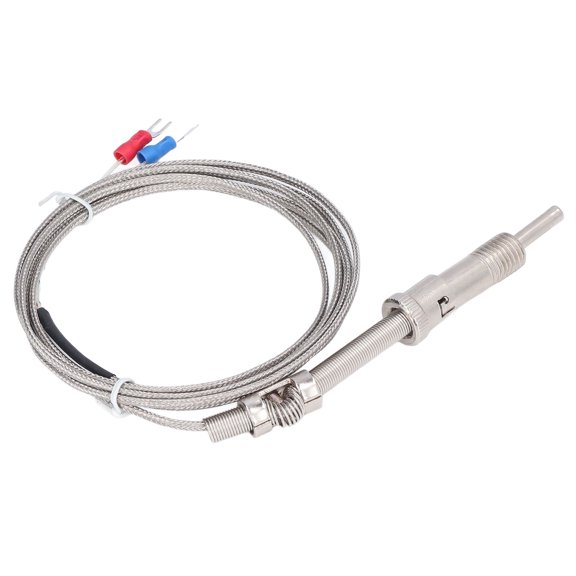 YAHHU K Type Screw Probe Temperature Sensor Straight Handle Thermocouple Transducer 0-800 WRNT