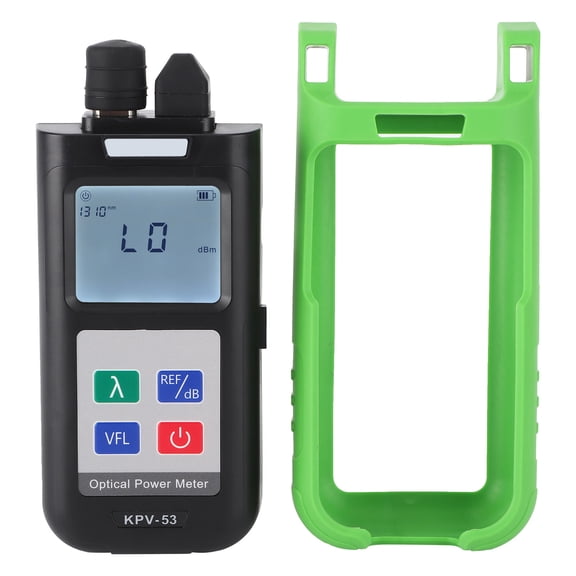 YAHHU KPV-53 Optical Power Meter Hand Held Visual Fault Locator Red Light Tester Tool for Fiber Optic Cable Networks, High Precision 10km Range, Battery Powered (8.66 in / 22 cm)