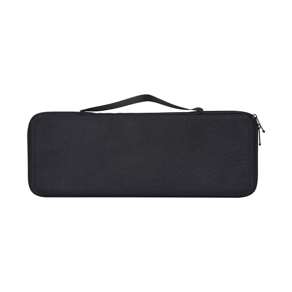 YAHHU Keyboard Case Bag Wireless Keyboard Travel Portable Protection Bag for Logitech MX Keys Advanced, Shockproof EVA Hard Shell, Black, 18.11 inches / 46 cm