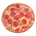 thumbnail image 1 of YAHHU Kid Toddlers Pizza Pattern Washable Fluffy Round Rug Baby Playmat Bedroom Carpet 5.2ft / 62.99in, 1 of 9