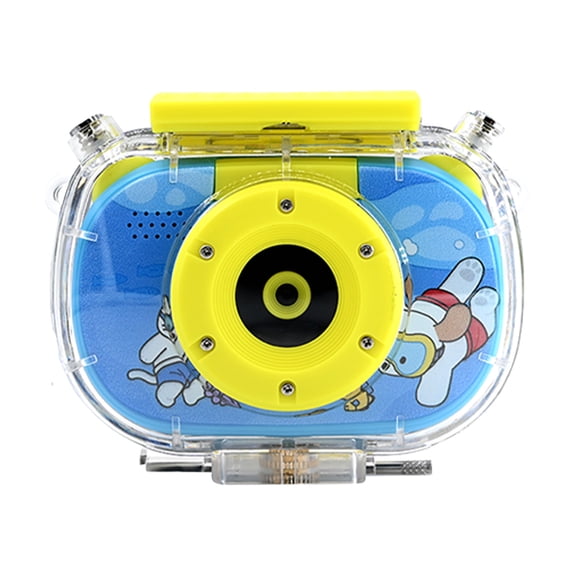 YAHHU Kids Camera Waterproof Underwater Digital Video Camera 1080P HD 2.0 Inch Screen for 3-12 Year Old Boys Girls with 32GB Card and Waterproof Case, Blue (3.1 x 2.0 x 0.9 inches / 8 x 5.2 x 2.3 cm)