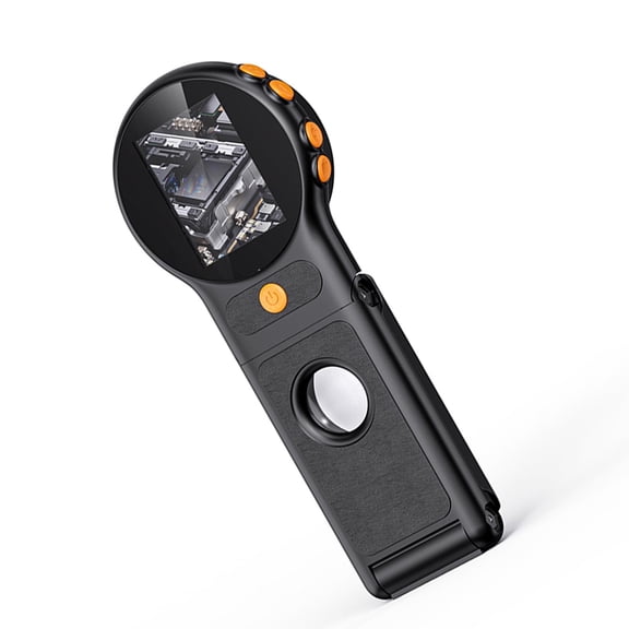 YAHHU Kids Digital Microscope Toy 2-Inch Screen 1080P 500X Magnification Foldable Handheld STEM Educational Tool