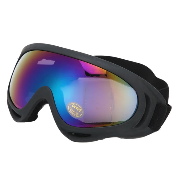 YAHHU Kids Ski Goggles Anti Fog Double Layers Lens Windproof UV Protection Snowboard Glasses for Winter Skiing Snow Sports Black Youth Goggles 8.66 inches / 22 cm Adjustable Strap Sand Proof