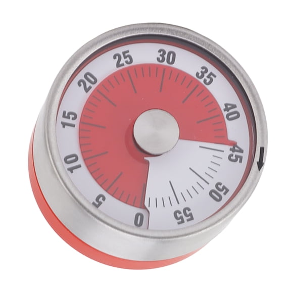 YAHHU Kitchen Timer Red Alert Practical Magnetic Cooking Timer for Kitchen Cooking Homework Running (2.76 inches / 7 cm)
