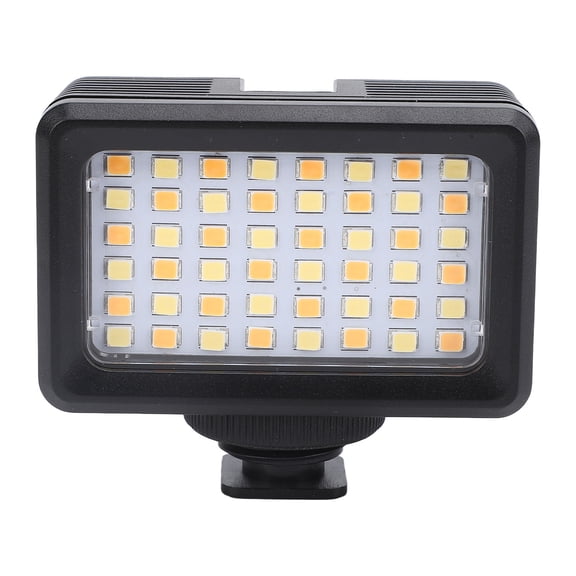 YAHHU LED Camera Light 40m / 130ft Waterproof 2700K to 5600K Portable Dive Video Lamp for Action Cameras Built-in 2000mAh Battery High CRI Underwater Photographic Lighting Kit