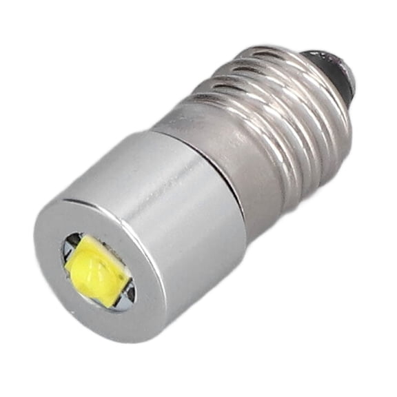 YAHHU LED Flashlight Bulbs High Brightness 3W Stable Light Low Power Handheld LED Replacement Bulbs for Bicycle Headlight E10 P13.5S 4.5V 4P White Light[cite: 1]