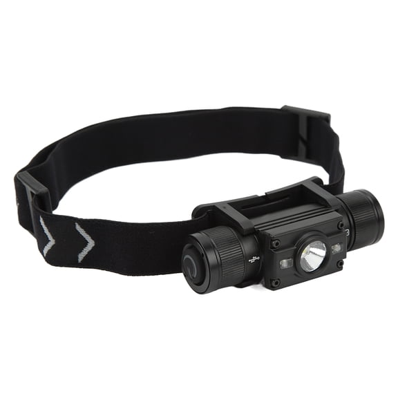 YAHHU LED Headlamp Flashlight Super Bright USB Rechargeable IPX6 Waterproof Head Torch for Outdoor Camping Backpacking Night Fishing with White and Red Light 2000mAh Battery Aluminum Alloy