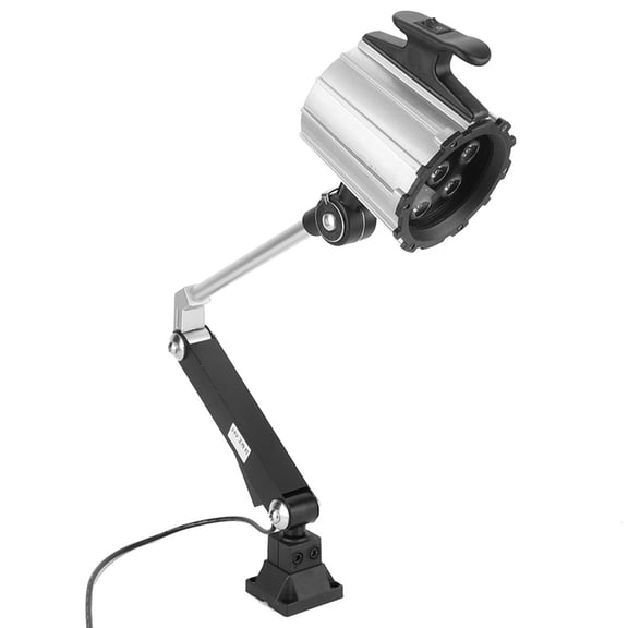 YAHHU LED Long Arm Adjustable Multipurpose Worklight with Screw Fixation for Lathe CNC Milling Machine 7W 24V