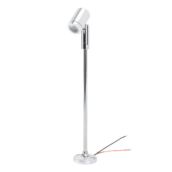 YAHHU LED Mini Spotlight Jewelry Showcase Display Lights DC12V Upright Cabinet Light Eye Care Stable Heat Dissipation Aluminum Silver Warm White (8.3 inches / 21 cm)