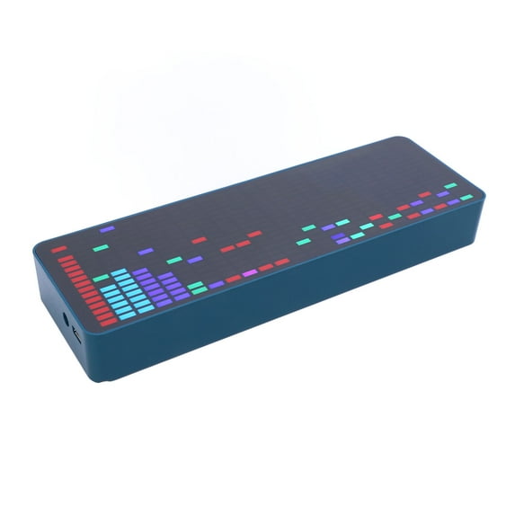 YAHHU LED Music Spectrum Display 16x24 RGB Rhythm Voice Sensor Sound ...