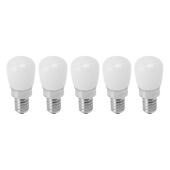 YAHHU LED Refrigerator Light Bulb 40W Equivalent E12 Base 120V Fridge Lamp Bulb for Freezer Home Appliance Lighting Energy Saving White Light 5-Pack (1.97 inches / 50 mm)
