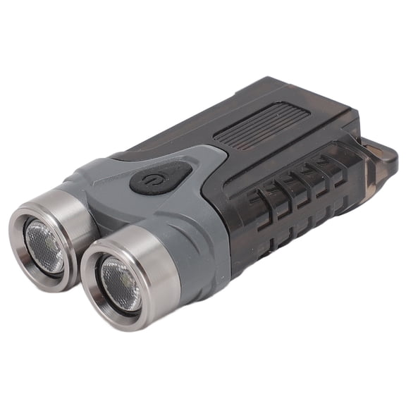 YAHHU LED Small Powerful EDC Flashlight Mini Keychain Flashlight Outdoor Camping Signal Light, Floodlight Mode, Type C Charge, 1.26 x 0.79 x 2.28 in / 3.2 x 2 x 5.8 cm, Gray