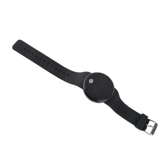 YAHHU LED Watch Touch Screen Adjustable Stylish Couple Watch for Leisure Sports Business Parties Built in CR2032 Battery Waterproof Black 3.54 inches / 9.0 cm